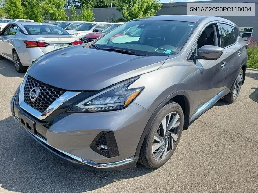 2023 Nissan Murano Sl VIN: 5N1AZ2CS3PC118034 Lot: 40225388