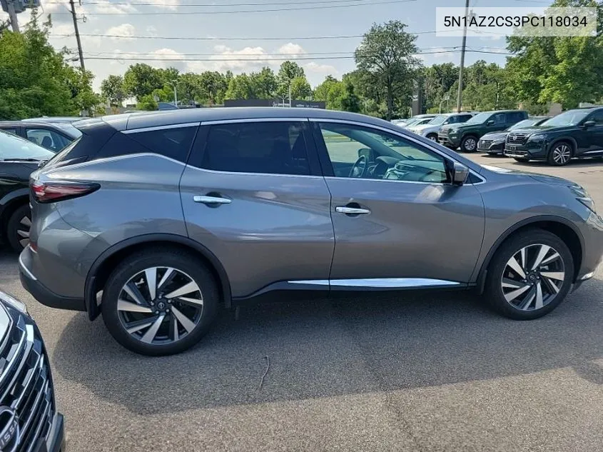 2023 Nissan Murano Sl VIN: 5N1AZ2CS3PC118034 Lot: 40225388