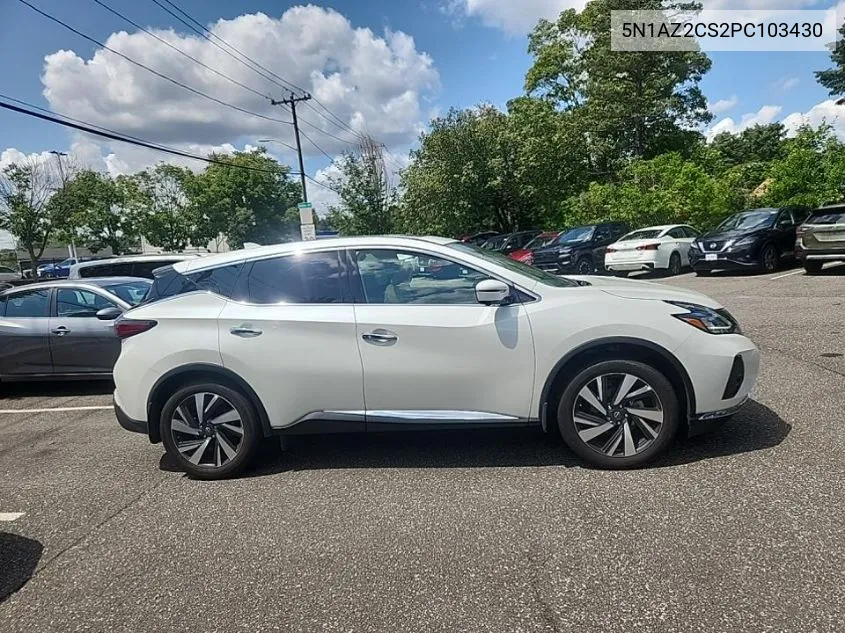 2023 Nissan Murano Sl VIN: 5N1AZ2CS2PC103430 Lot: 40225421