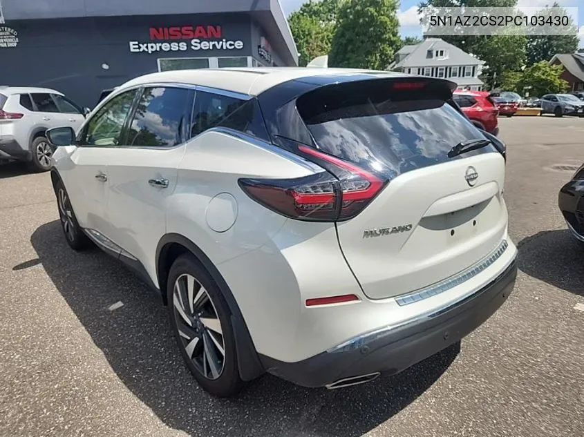 2023 Nissan Murano Sl VIN: 5N1AZ2CS2PC103430 Lot: 40225421