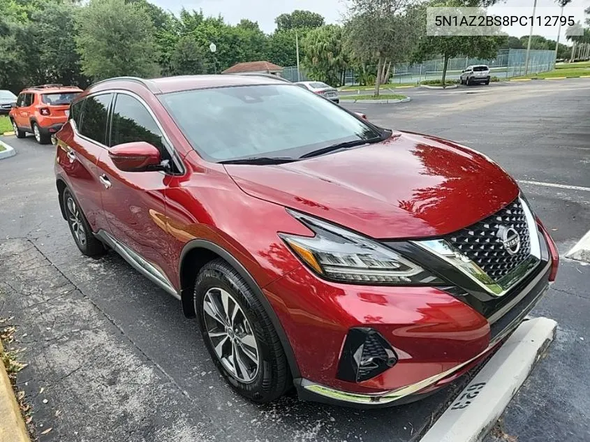 2023 Nissan Murano Sv VIN: 5N1AZ2BS8PC112795 Lot: 40236079