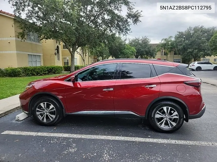 2023 Nissan Murano Sv VIN: 5N1AZ2BS8PC112795 Lot: 40236079