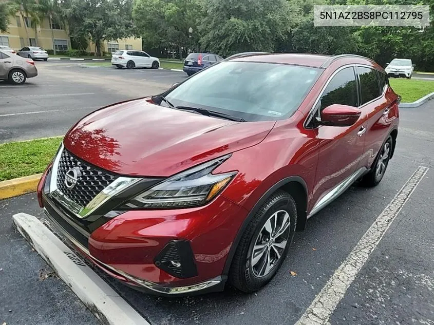 2023 Nissan Murano Sv VIN: 5N1AZ2BS8PC112795 Lot: 40236079