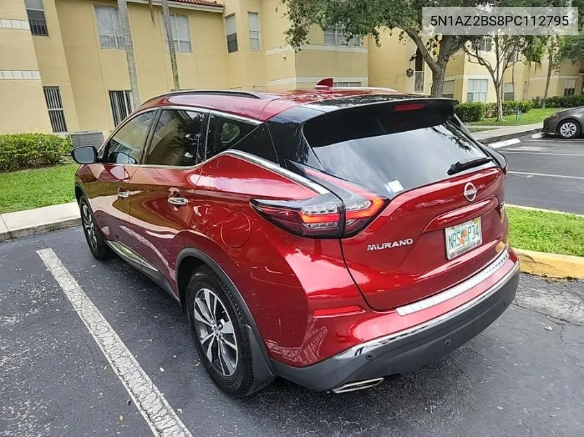 2023 Nissan Murano Sv VIN: 5N1AZ2BS8PC112795 Lot: 40236079