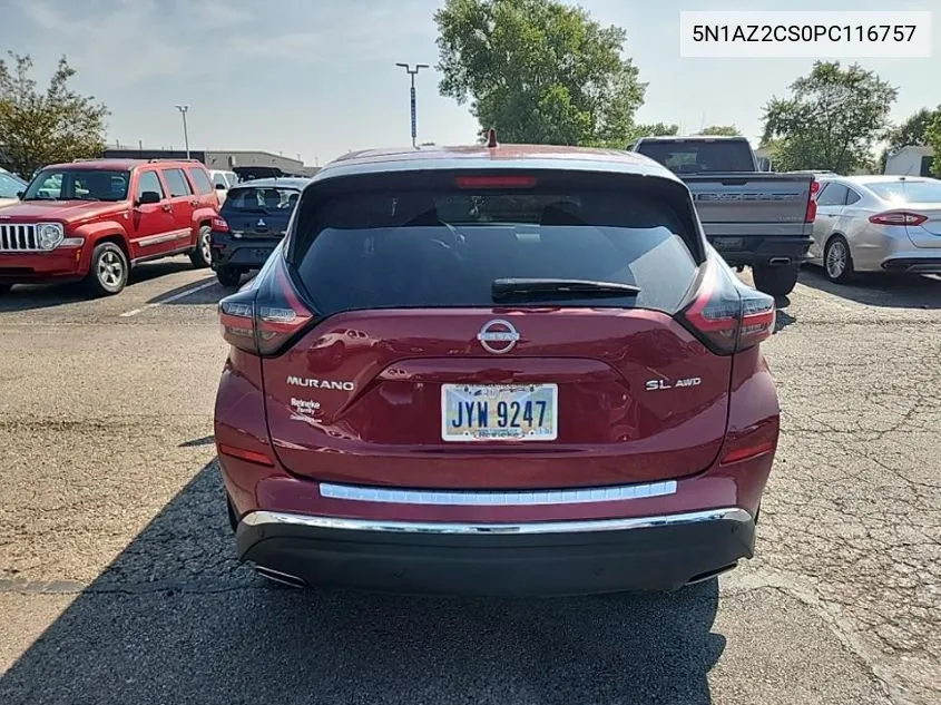 5N1AZ2CS0PC116757 2023 Nissan Murano Sl