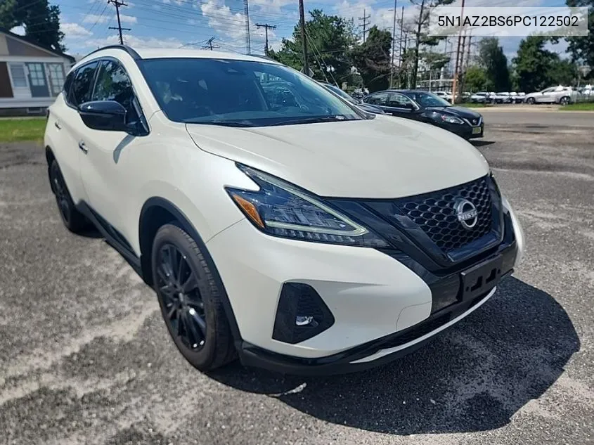 2023 Nissan Murano Sv VIN: 5N1AZ2BS6PC122502 Lot: 40246826