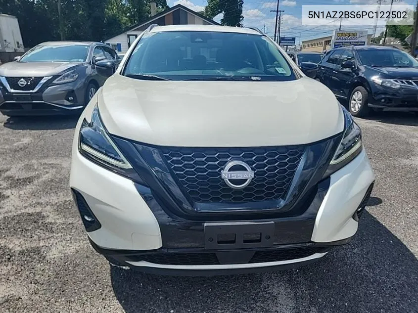 2023 Nissan Murano Sv VIN: 5N1AZ2BS6PC122502 Lot: 40246826