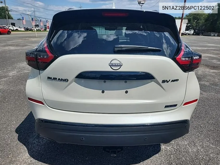 5N1AZ2BS6PC122502 2023 Nissan Murano Sv