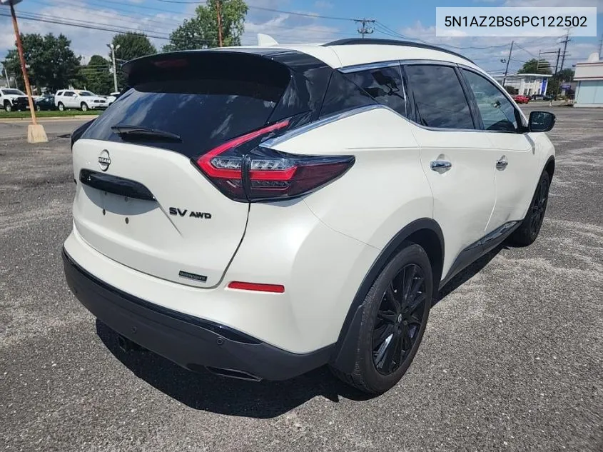 5N1AZ2BS6PC122502 2023 Nissan Murano Sv