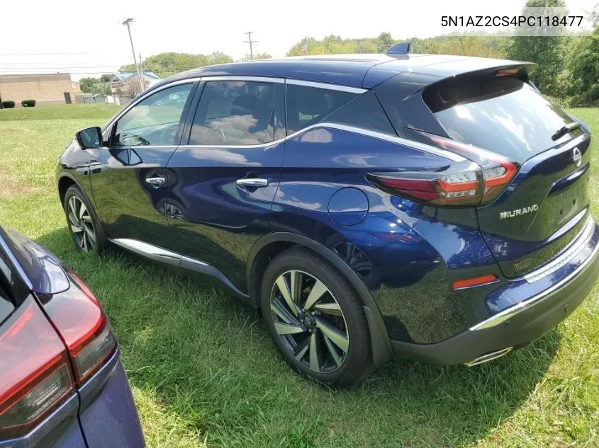 2023 Nissan Murano Sl VIN: 5N1AZ2CS4PC118477 Lot: 40257010