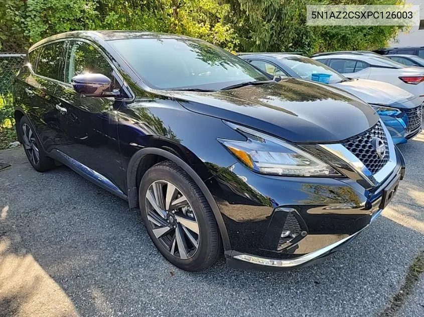 2023 Nissan Murano Sl VIN: 5N1AZ2CSXPC126003 Lot: 40257035