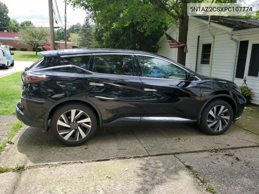 2023 Nissan Murano Sl VIN: 5N1AZ2CSXPC107774 Lot: 40257110