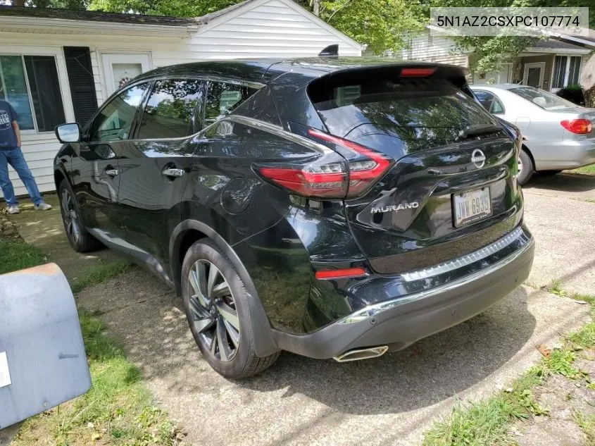 2023 Nissan Murano Sl VIN: 5N1AZ2CSXPC107774 Lot: 40257110