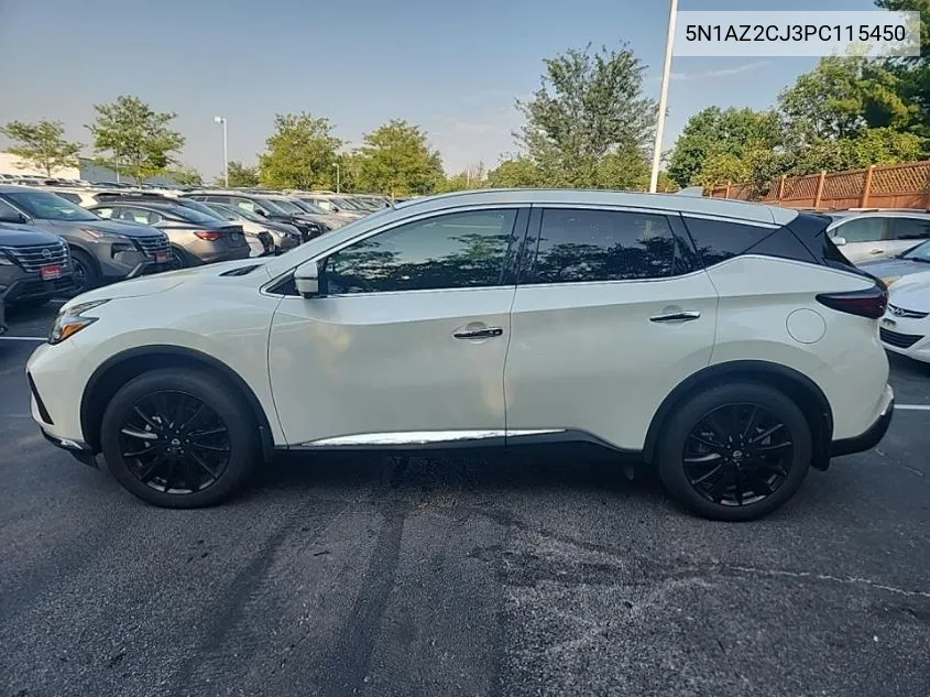 2023 Nissan Murano Sl VIN: 5N1AZ2CJ3PC115450 Lot: 40260821