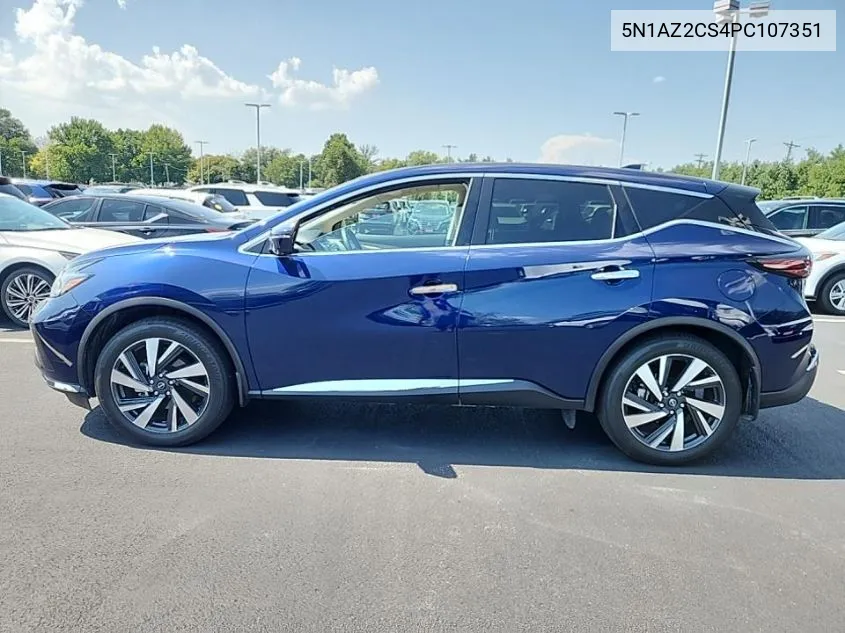 2023 Nissan Murano Sl VIN: 5N1AZ2CS4PC107351 Lot: 40260927