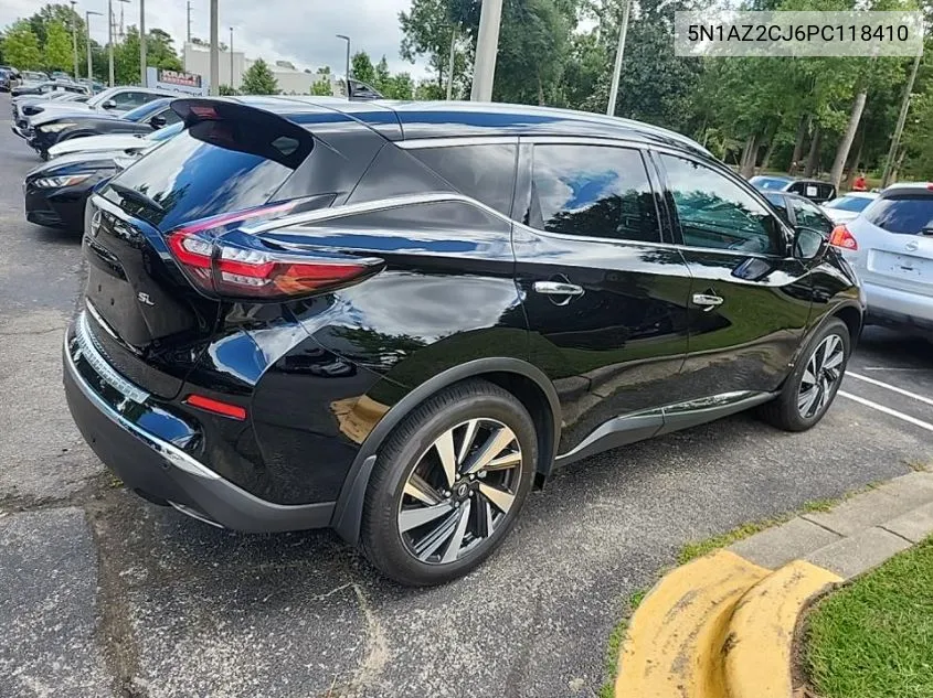 2023 Nissan Murano Sl VIN: 5N1AZ2CJ6PC118410 Lot: 40260944