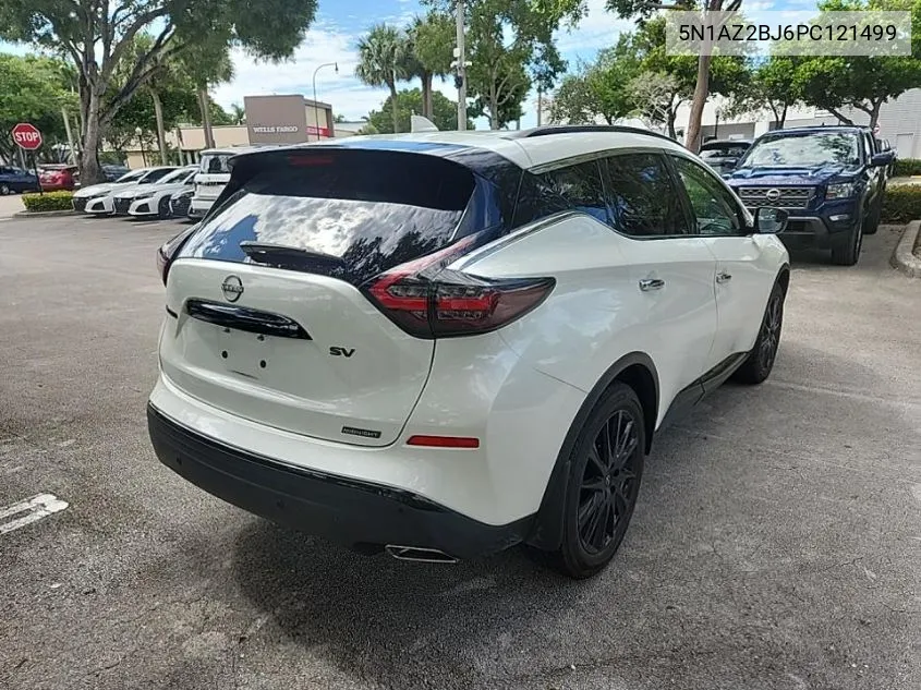 2023 Nissan Murano Sv VIN: 5N1AZ2BJ6PC121499 Lot: 40260970