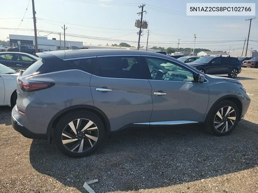 2023 Nissan Murano Sl VIN: 5N1AZ2CS8PC102766 Lot: 40261011