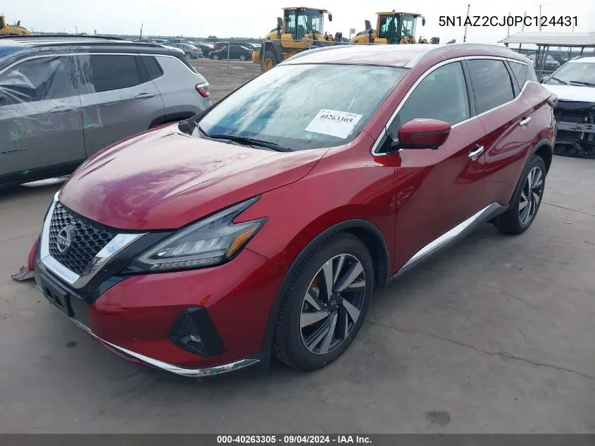 2023 Nissan Murano Sl Fwd VIN: 5N1AZ2CJ0PC124431 Lot: 40263305