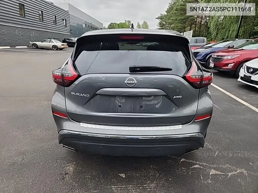 2023 Nissan Murano S VIN: 5N1AZ2AS5PC111668 Lot: 40271729