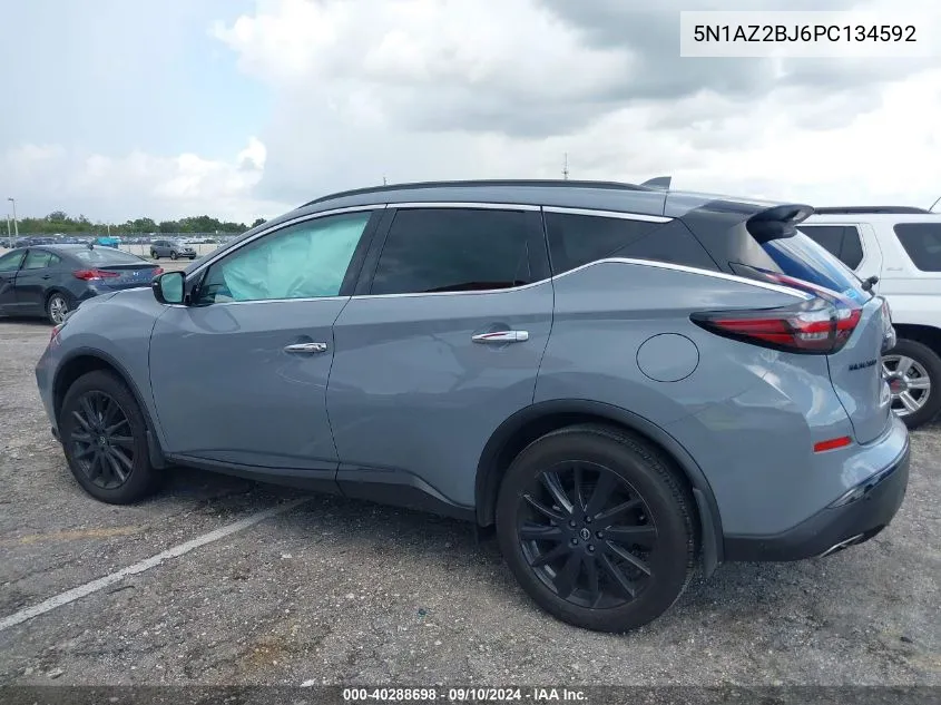 2023 Nissan Murano Sv VIN: 5N1AZ2BJ6PC134592 Lot: 40288698