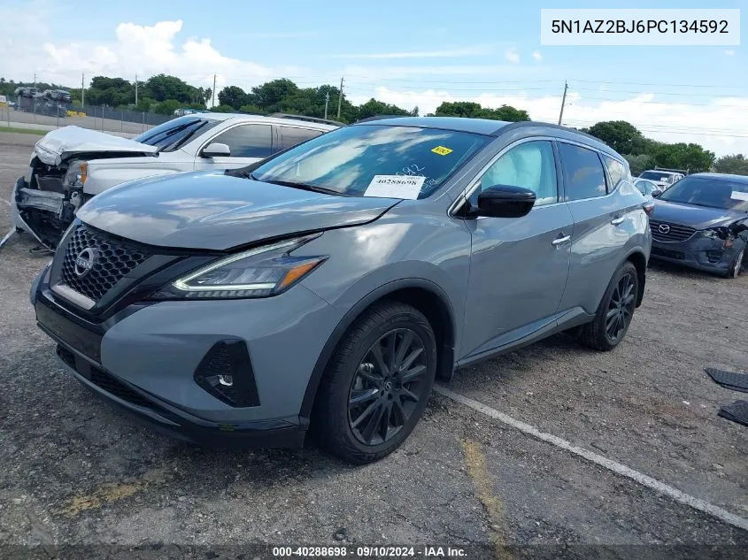 2023 Nissan Murano Sv VIN: 5N1AZ2BJ6PC134592 Lot: 40288698