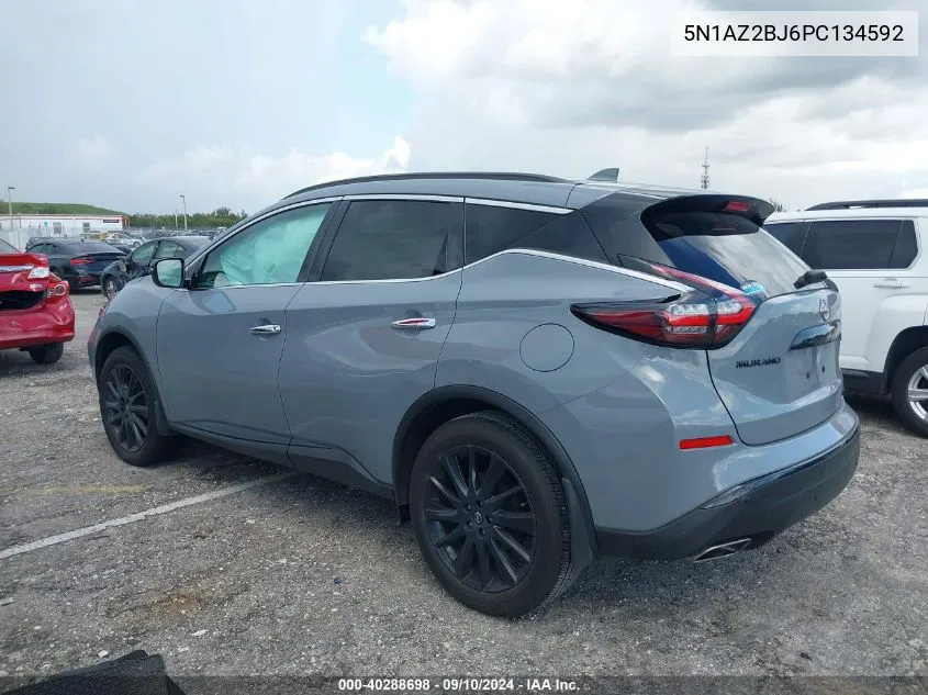 2023 Nissan Murano Sv VIN: 5N1AZ2BJ6PC134592 Lot: 40288698