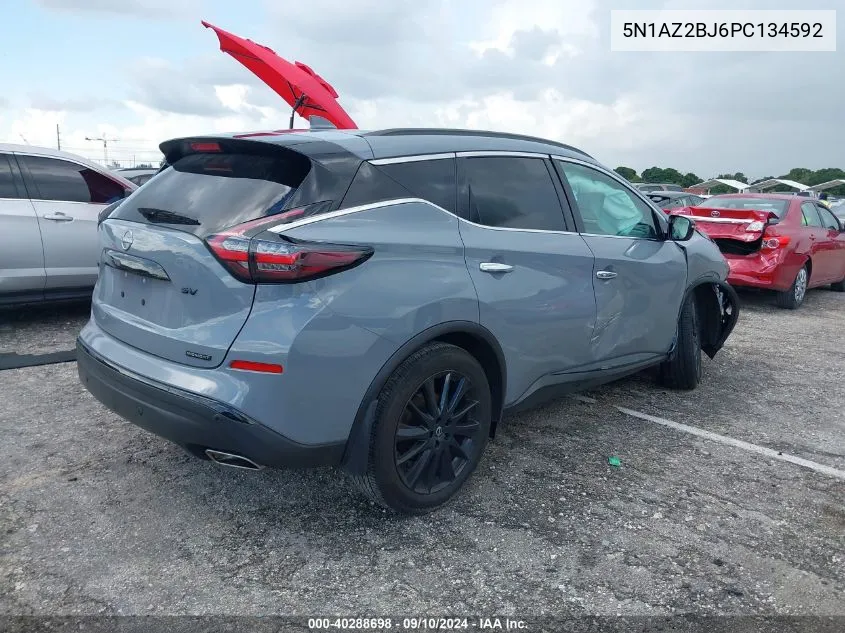 2023 Nissan Murano Sv VIN: 5N1AZ2BJ6PC134592 Lot: 40288698