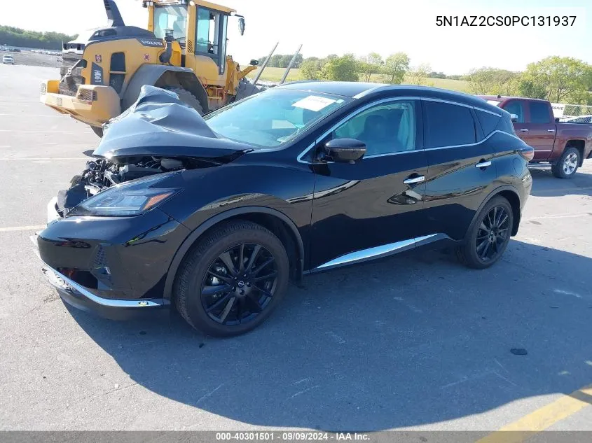 2023 Nissan Murano Sl Intelligent Awd VIN: 5N1AZ2CS0PC131937 Lot: 40301501