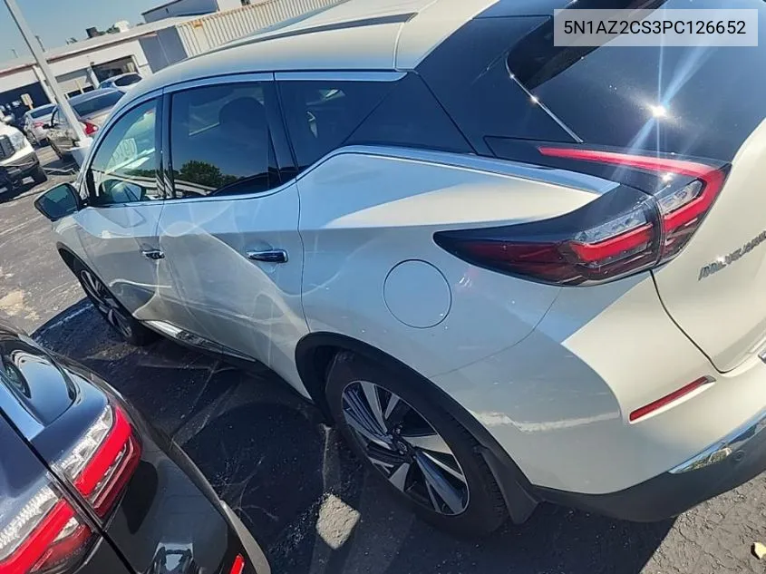 2023 Nissan Murano Sl VIN: 5N1AZ2CS3PC126652 Lot: 40304531