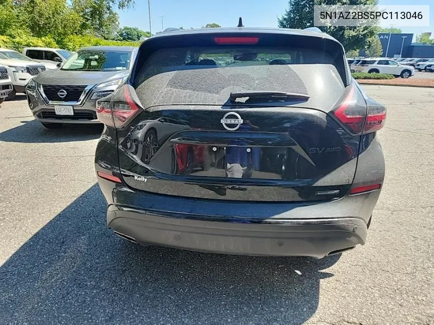 2023 Nissan Murano Sv VIN: 5N1AZ2BS5PC113046 Lot: 40304666