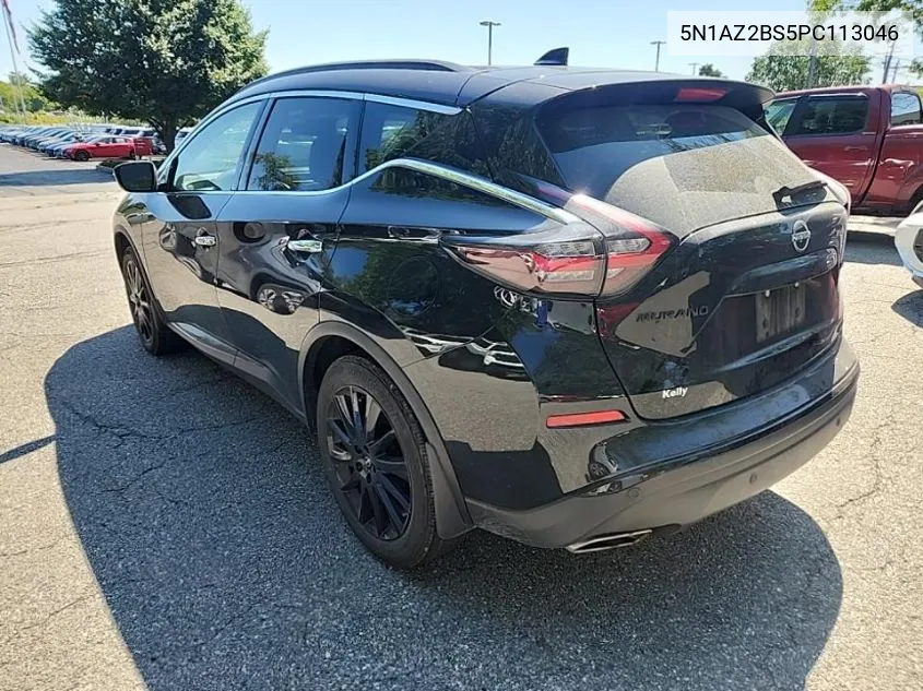 2023 Nissan Murano Sv VIN: 5N1AZ2BS5PC113046 Lot: 40304666