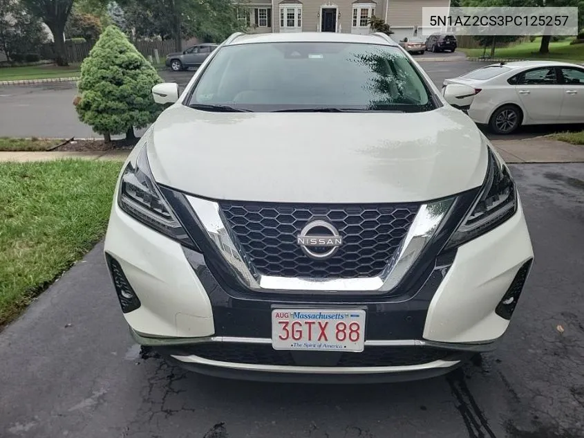 2023 Nissan Murano Sl VIN: 5N1AZ2CS3PC125257 Lot: 40304668