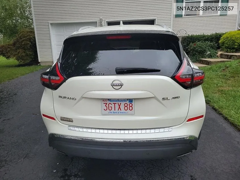 2023 Nissan Murano Sl VIN: 5N1AZ2CS3PC125257 Lot: 40304668