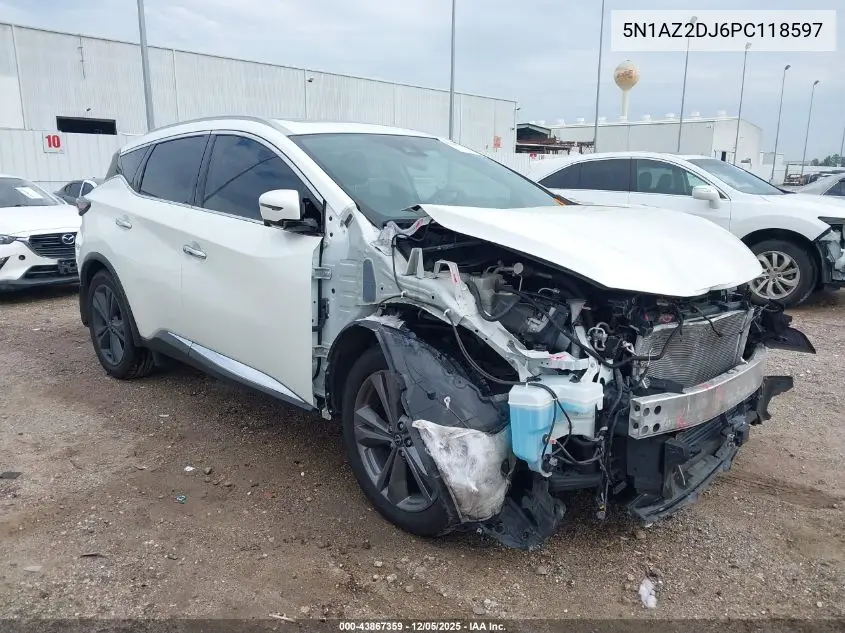 5N1AZ2DJ6PC118597 2023 Nissan Murano Platinum Fwd