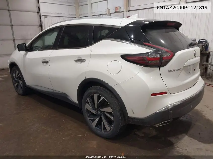5N1AZ2CJ0PC121819 2023 Nissan Murano Sl Fwd