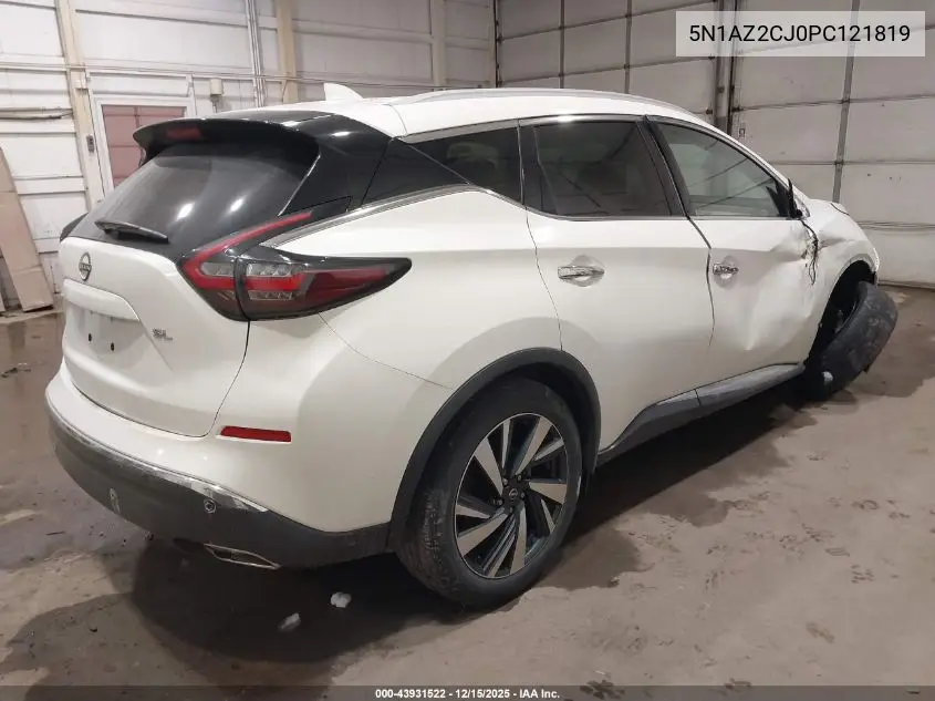 5N1AZ2CJ0PC121819 2023 Nissan Murano Sl Fwd
