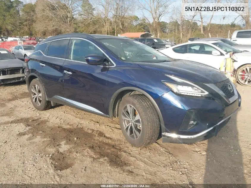 5N1AZ2BJ5PC110302 2023 Nissan Murano Sv Fwd