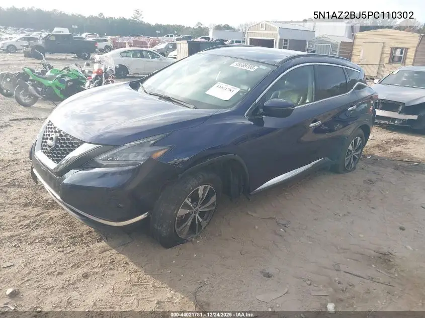 5N1AZ2BJ5PC110302 2023 Nissan Murano Sv Fwd