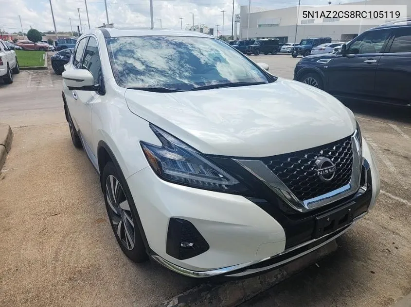 5N1AZ2CS8RC105119 2024 Nissan Murano Sl