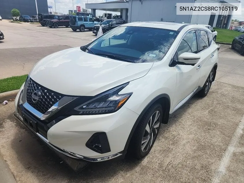 5N1AZ2CS8RC105119 2024 Nissan Murano Sl