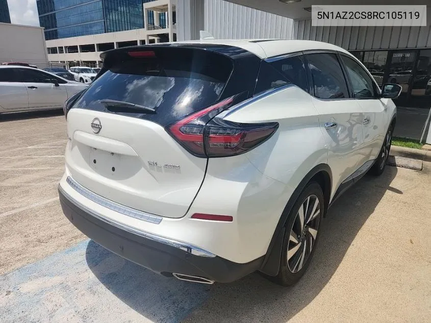 5N1AZ2CS8RC105119 2024 Nissan Murano Sl