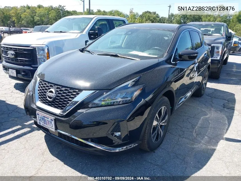 2024 Nissan Murano Sv Intelligent Awd VIN: 5N1AZ2BS2RC128476 Lot: 40310702