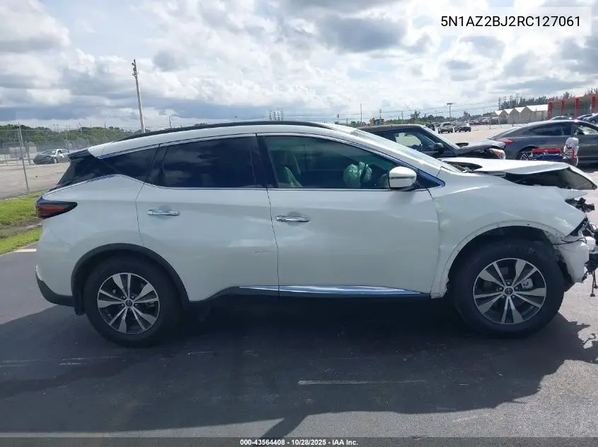 5N1AZ2BJ2RC127061 2024 Nissan Murano Sv Fwd
