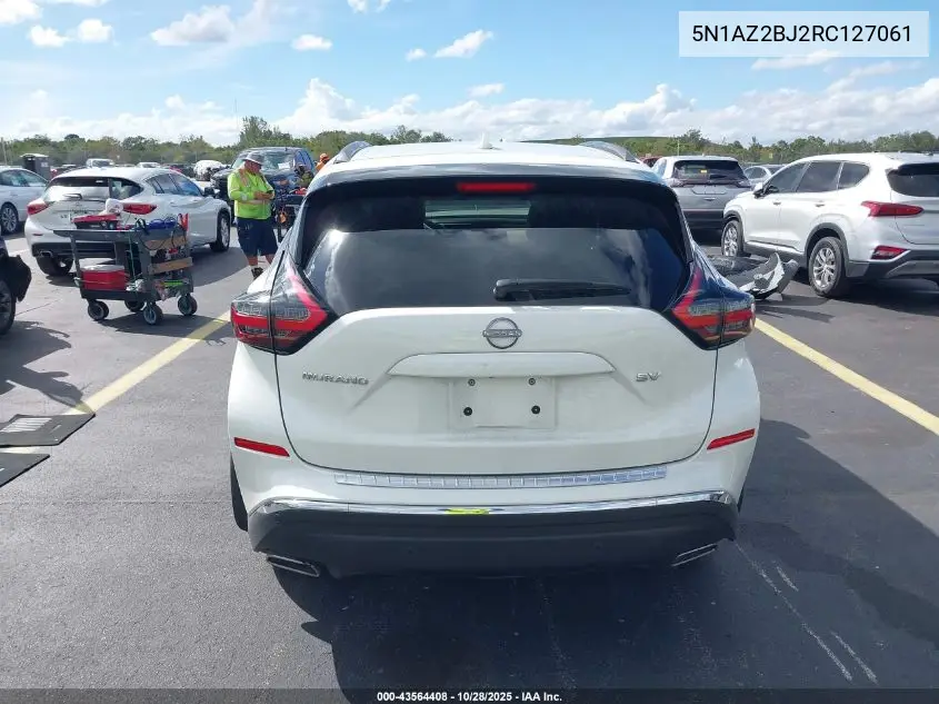 5N1AZ2BJ2RC127061 2024 Nissan Murano Sv Fwd