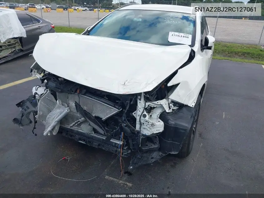5N1AZ2BJ2RC127061 2024 Nissan Murano Sv Fwd