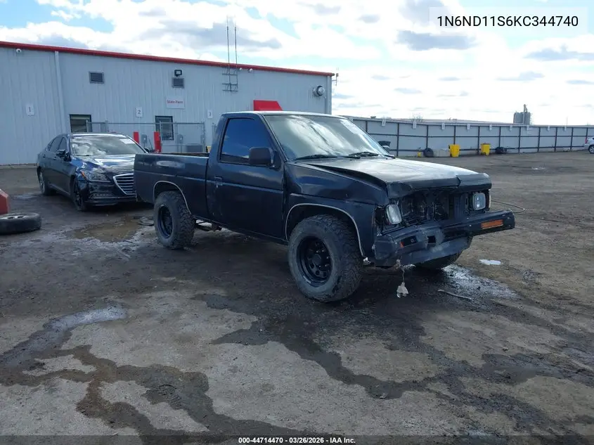 1989 Nissan D21 Short Bed VIN: 1N6ND11S6KC344740 Lot: 44714470