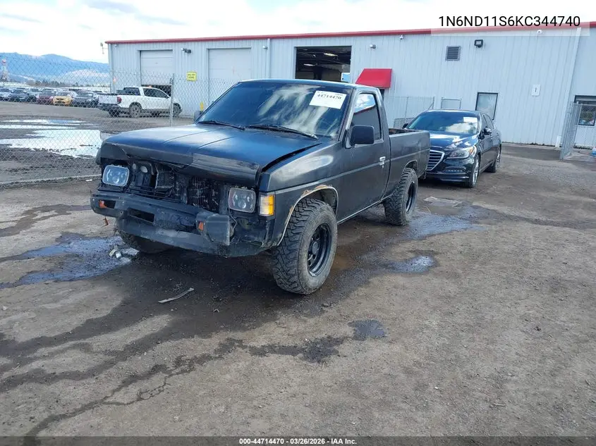 1989 Nissan D21 Short Bed VIN: 1N6ND11S6KC344740 Lot: 44714470