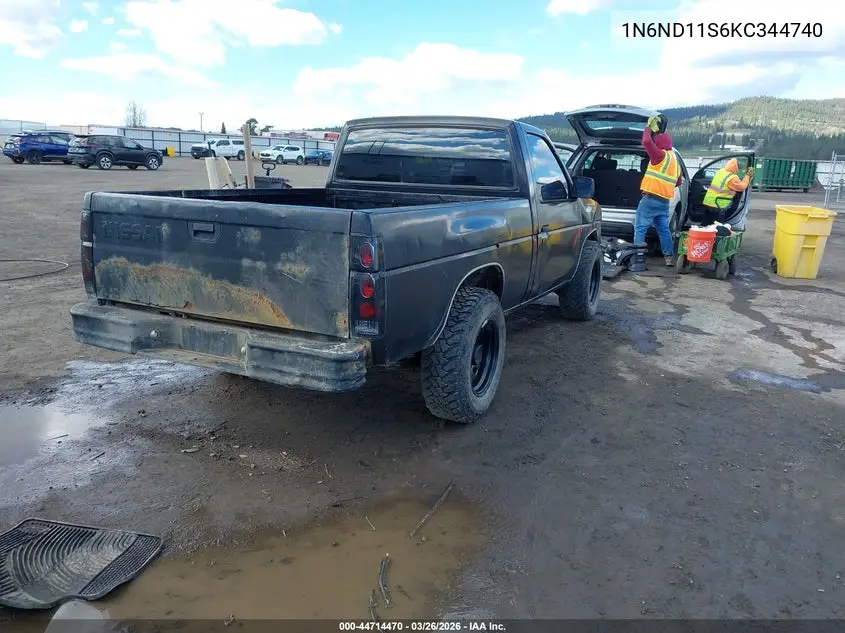 1989 Nissan D21 Short Bed VIN: 1N6ND11S6KC344740 Lot: 44714470