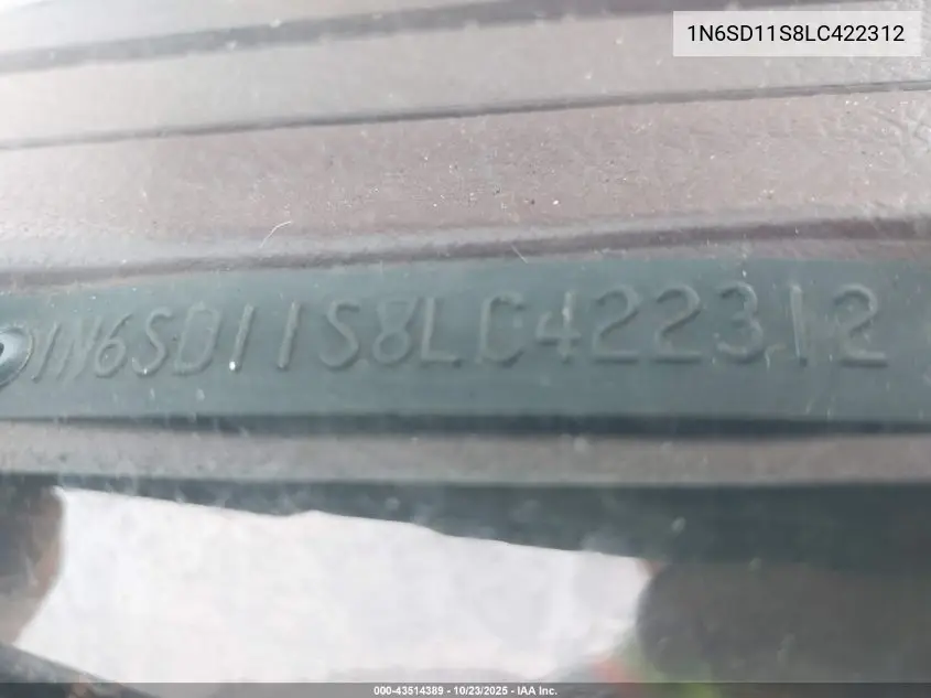1N6SD11S8LC422312 1990 Nissan D21 Short Bed